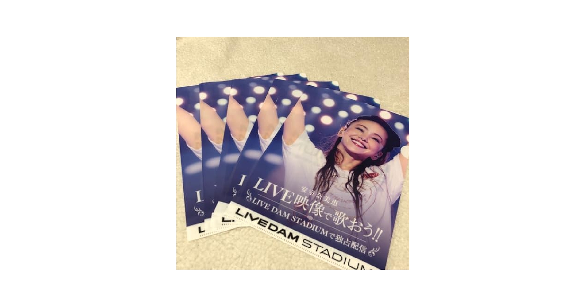 安室奈美恵 LIVEDAM クリアファイル 11枚入り！ Amazon.co.jp: 安室奈美恵 クリアファイル DAM 限定 コラボ A4